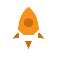 Quick start rocket icon